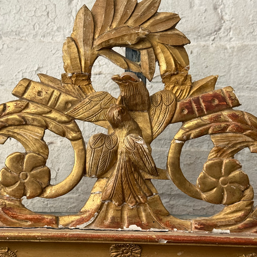 19th-century French Louis XVI Style Giltwood Mirror
