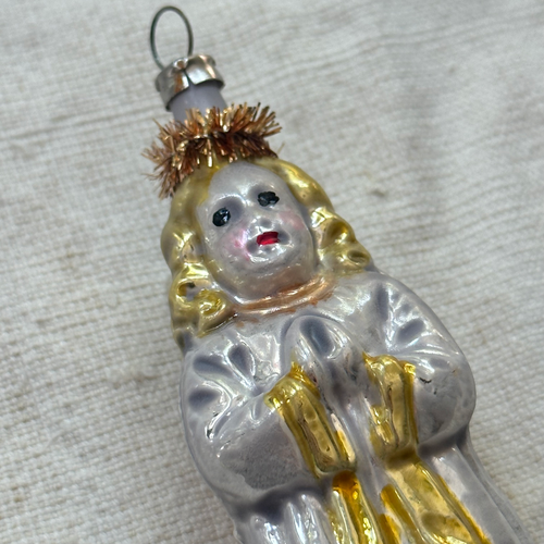 Nostalgic Angel Ornament with a Tinsel Halo
