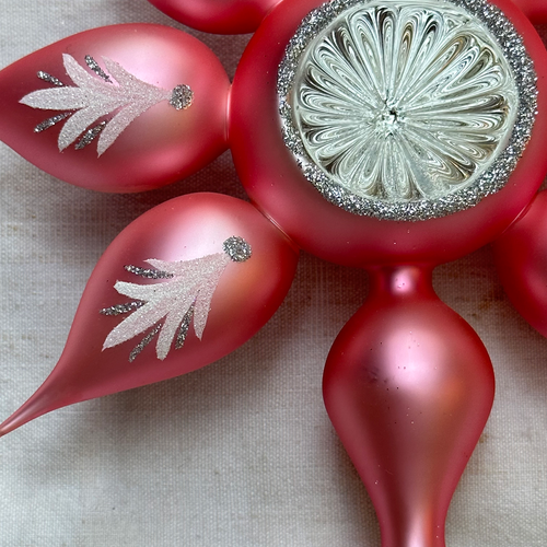 Nostalgic Pink Star Tree Topper