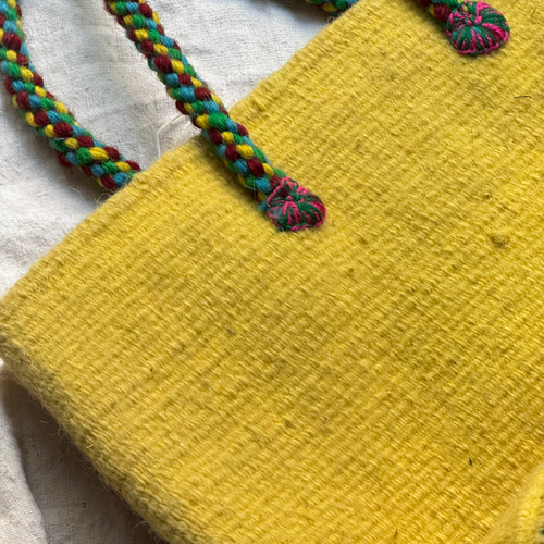 PO! Paris Nathalie Lete Woven & Knotted "Poisson" Fish Bag in Jeune