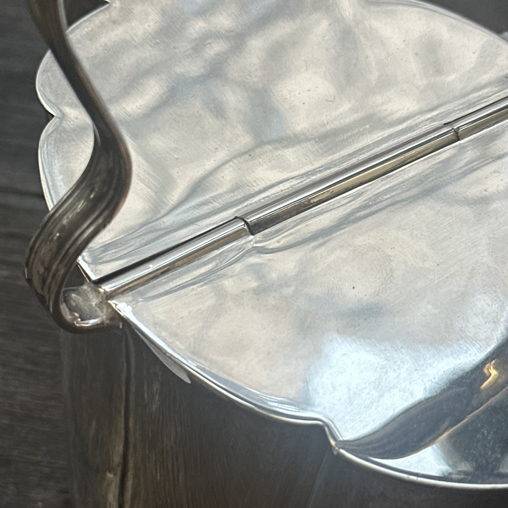 Antique Silver-Plated Watering Can Teapot