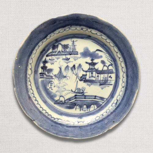 18th-century Delft Plate (#609)