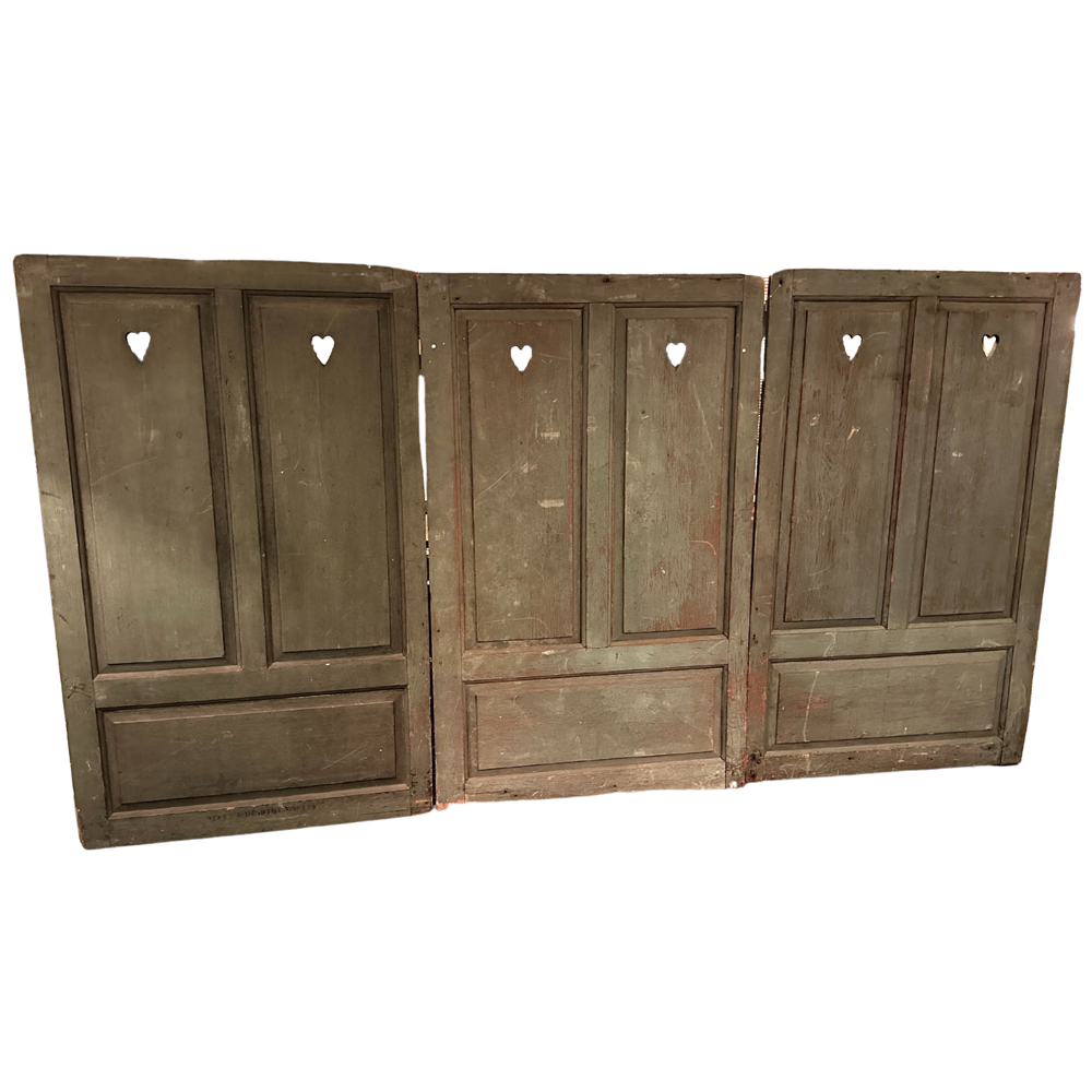 Set of 3 18th Century Cabinet Doors