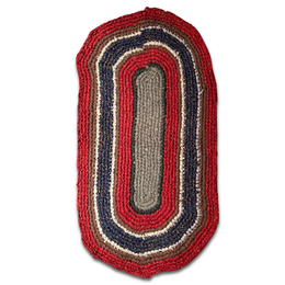 Olly Crocheted Vintage Wool Suit Rug #3