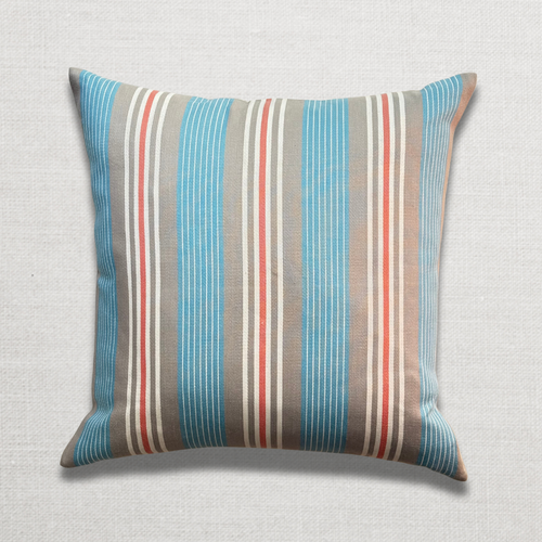 Custom 19th Century French Ticking Pillow (#3)
