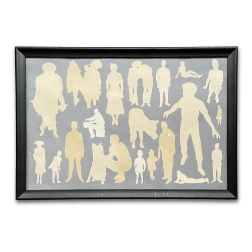 Framed Mike Miller Silhouette Collage #2