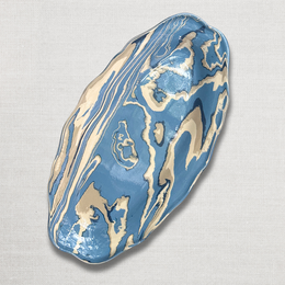 Marbled Fish Dish Platter in Arcachon (AR #743)