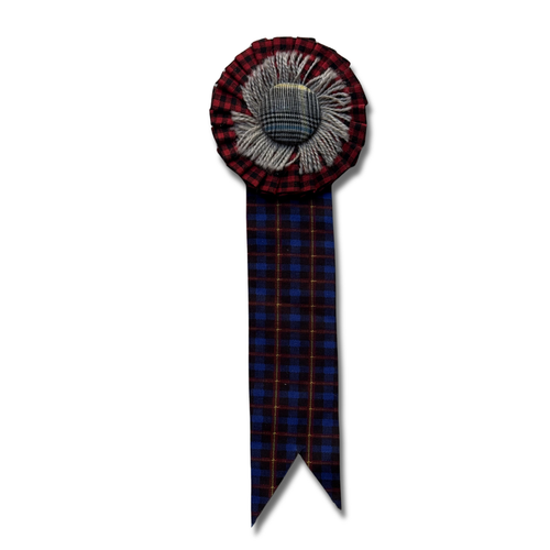 Vintage Dead Stock Ribbon Rosette Pin #3