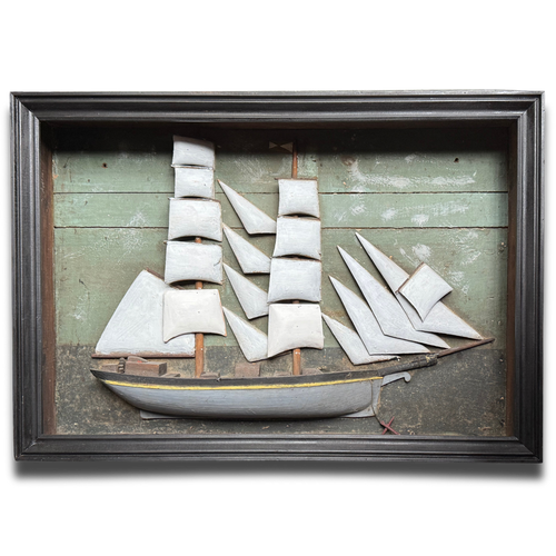 18th-century American Ship Diorama