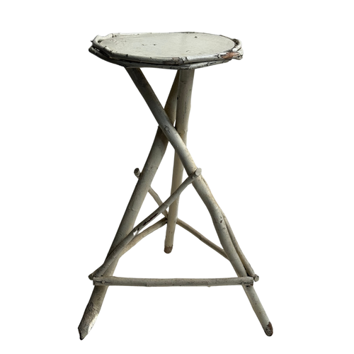 Early 20th-Century American Folk  Painted Twig Table