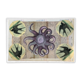 One-of-a-Kind Octopus & Swallow Mat (#41)