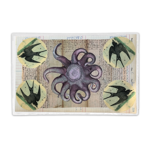 One-of-a-Kind Octopus & Swallow Mat (#41)