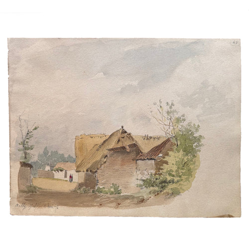 19th Century French Watercolor Painting (43)