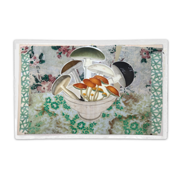 One-of-a-Kind Bowl of Mushrooms Mat (#43)