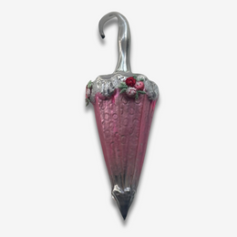 Nostalgic Pink Parasol Ornament