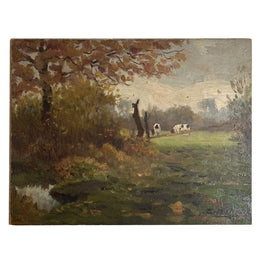 Evert Rabbers Landscape Painting (2347)