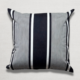 Custom 19th-century French Ticking Pillow (#3-24)
