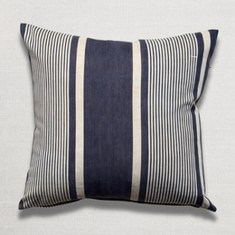 Custom 19th-century French Ticking Pillow (#3-25)