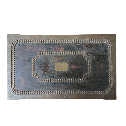 19th-century China Trade Leather Camphor Chest (#2)