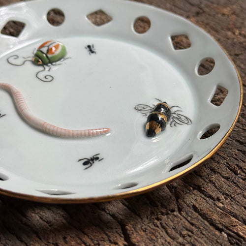 Beetle, Worm & Bee Bug Plate (BC330)