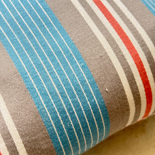 Custom 19th Century French Ticking Pillow (#12)