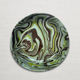 Marbled Soup Plate in Carpates (CP #704)