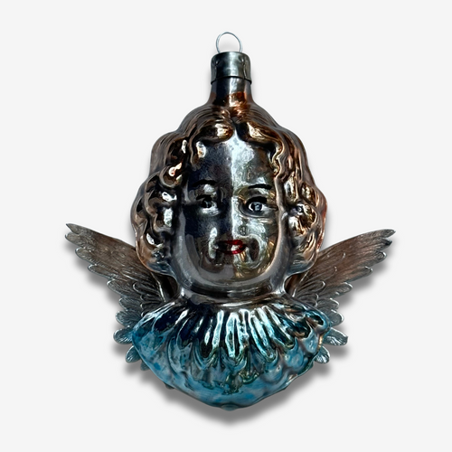 Nostalgic Angel with Paper Wings Ornament