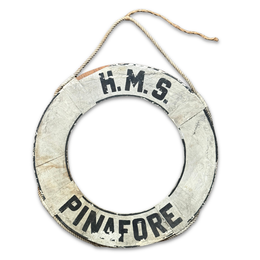 19th-century "HMS Pinafore" Life Preserver Stage Prop