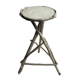 Early 20th-Century American Folk  Painted Twig Table