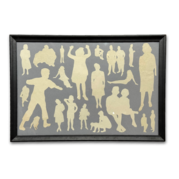 Framed Mike Miller Silhouette Collage #3