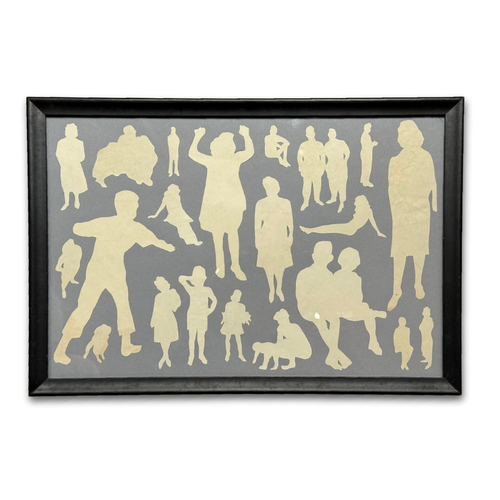 Framed Mike Miller Silhouette Collage #3