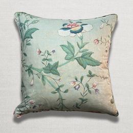 Custom John Derian for Pierre Frey "Le Paravent Chinois" Pillow in Original Green (#24)