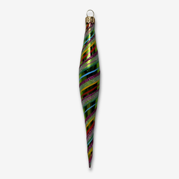 Multicolor Icicle Ornament