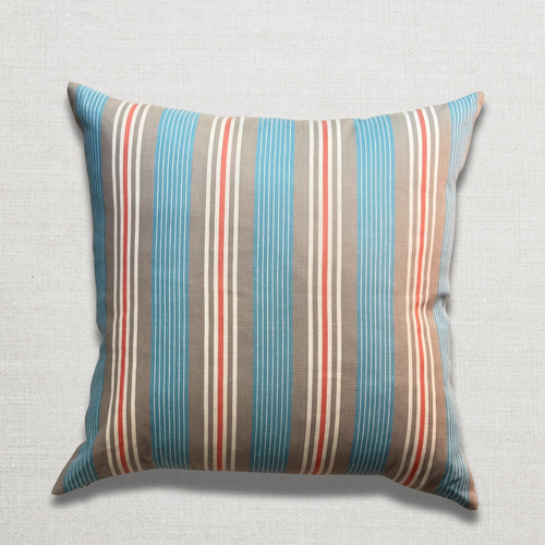 Custom 19th Century French Ticking Pillow (#6)