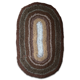 Olly Crocheted Vintage Wool Suit Rug #4