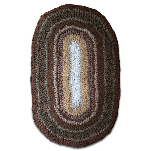 Olly Crocheted Vintage Wool Suit Rug #4