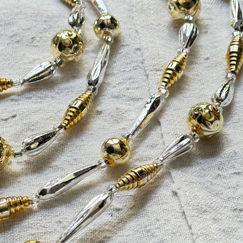 Gold & Silver Beaded Garland