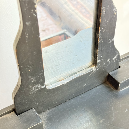 Early 20th-century Black Painted Miniature Doll's Chest