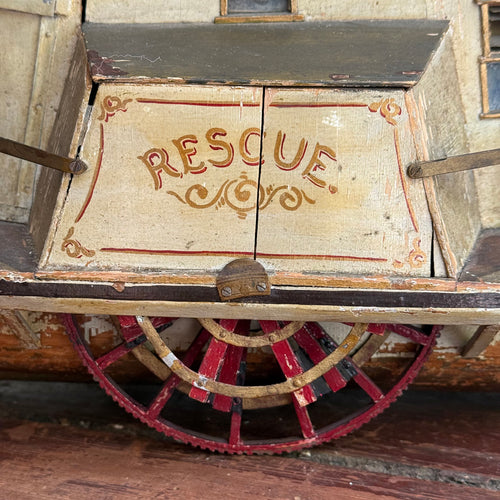 Early 20th-century Paddle Steamer Rescue Boat Model