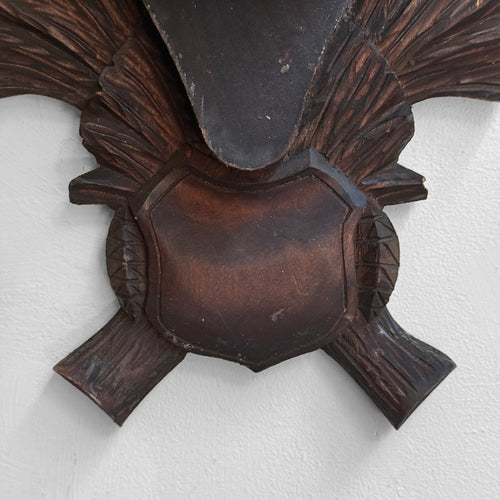 Early 20th-century Black Forest Carved Fox Head (9-17)