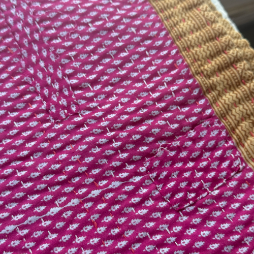 Vintage Sari Baby Blanket (JFB-04)