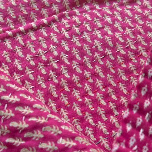 Vintage Sari Baby Blanket (JFB-04)