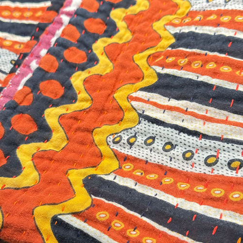 Vintage Sari Throw (#11-5)