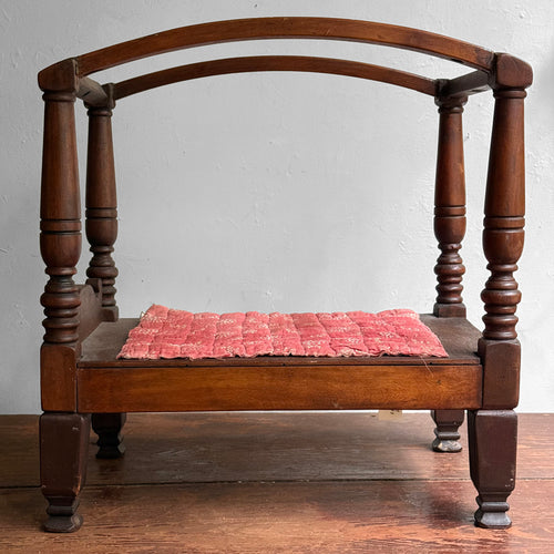 Antique Canopy Doll Bed