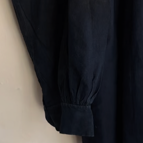 19th-century French Indigo Smock (#S-04)