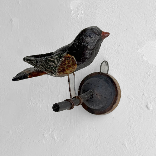 Early 20th-century Black Forest Carved Bird (BFB-02)