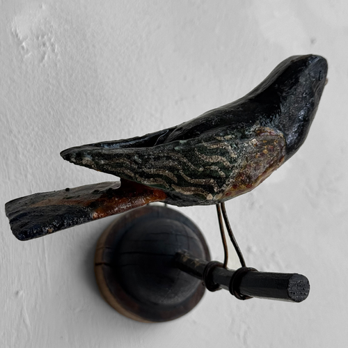 Early 20th-century Black Forest Carved Bird (BFB-02)
