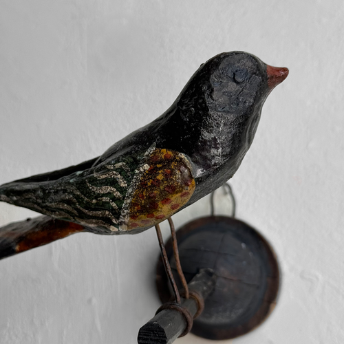 Early 20th-century Black Forest Carved Bird (BFB-02)