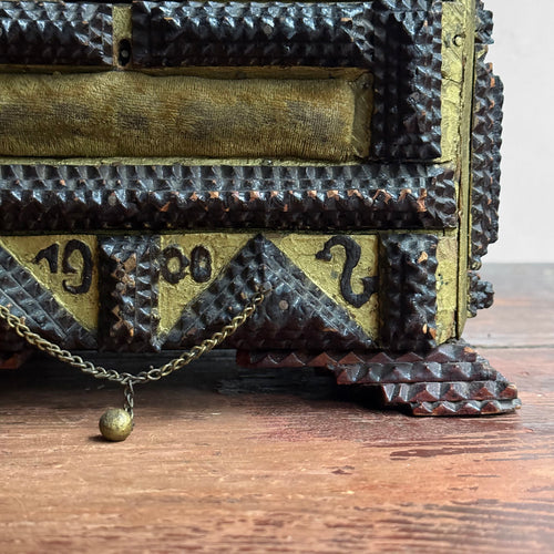 20th-century Tramp Art Box