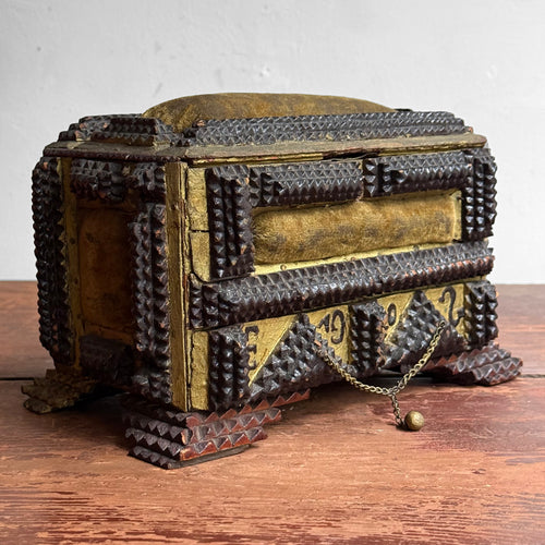 20th-century Tramp Art Box
